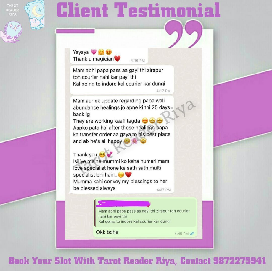 tarot reader riya insta review 7